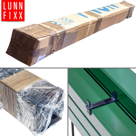 Słupek ogrodzeniowy 60x40 LUNBERG 60x40x2600 1,5mm grubości, zielony 260cm 2,6m