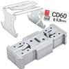 Łącznik krzyżowy CD60 płyta G-K płaski 100szt.