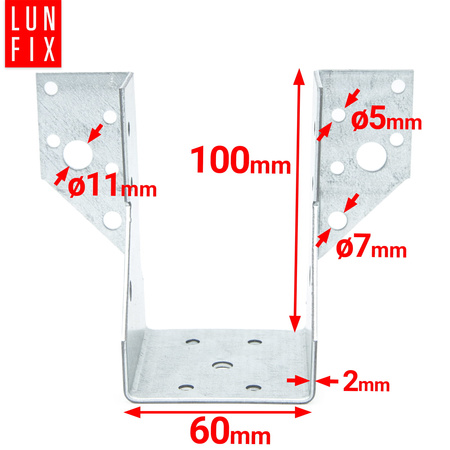 Wieszak belki 60x100 (1szt.)