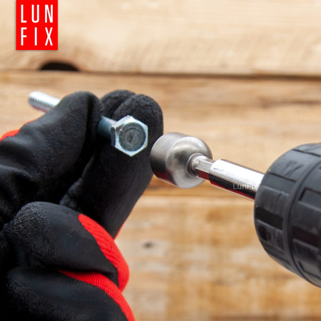 Bit końcówka magnetyczna nasadka 8/10/13mm 1/4"