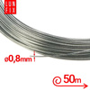 Drut ocynk (miekki) d/0,8 mm, roll po 50m (1szt.)