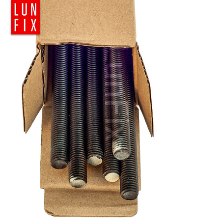 Pręt gwint. 10.9 zestaw czarny M12x1000 (10 szt.)