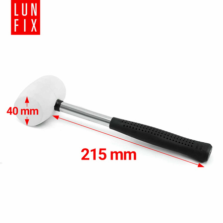 Mlotek gumowy, 225g, biala guma 111959 (1szt.)