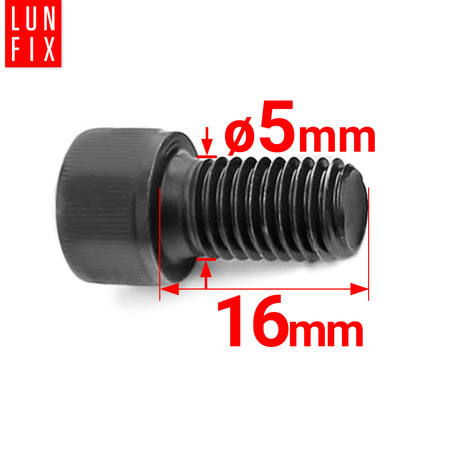Śruba imbusowa M5 16mm czarny ocynk DIN 912 kl 8.8 1kg