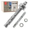 Kotwa ekspresowa do betonu M12 140mm pierścieniowa rozprężana 25szt.