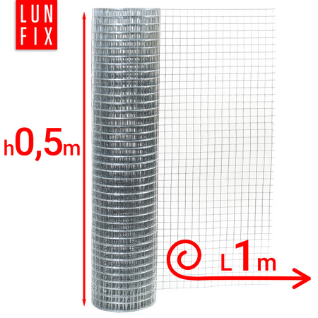 Siatka na domek dla owadów oczko 13x13mm drut fi0,8mm arkusz 0,5x1m