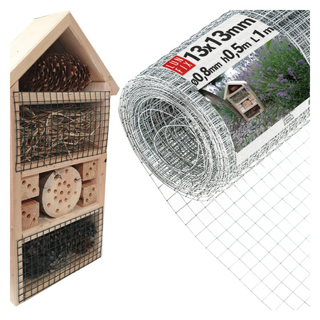 Siatka zgrzew 13*13 fi 0,8 OC ***h/0,5m*** (1mb)