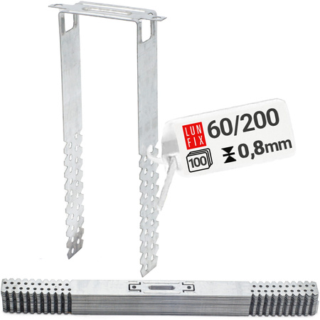 Wieszak płaski 60/200 0,8 mm (100szt)
