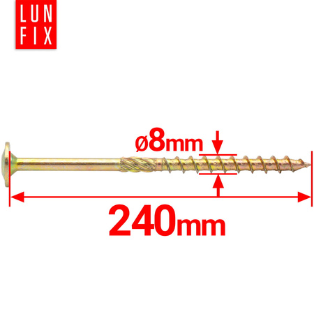 Wkret cies talerzowy 08x240 T40 (1szt.)