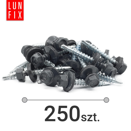 Wkret sam EPDM 4,8x25 7024 grafit (250szt)