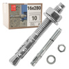 Kotwa ekspresowa do betonu M16 280mm pierścieniowa rozprężana 10szt.