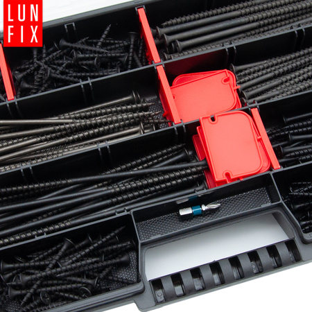 Zestaw Wkretów 010 do płyt g-k + bit PH2 (280szt.)