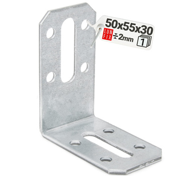 KRD1 katownik reg dwustr 50x55x30x2,0 (1szt.)