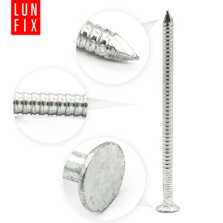 Gwoździe pierśc ocynk 2,5*50 (5kg)