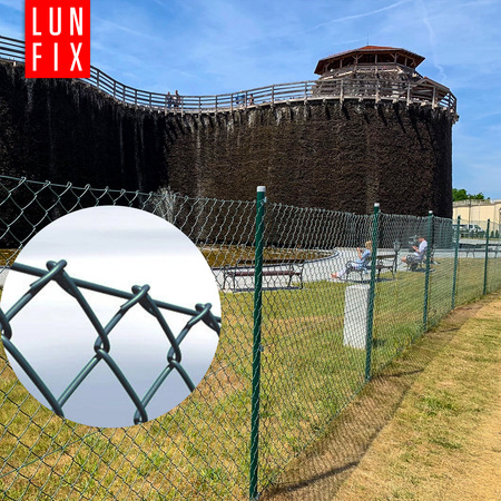 Siatka plec 50*50mm fi 2,5 zielon h=200cm (25mb)