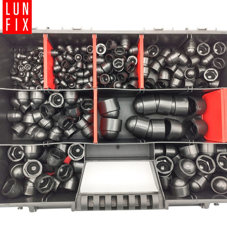 245 Set Abdeckkappen Shwarz M5-M20