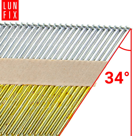 Gwozdzie papier 34st 3,3x100 bud OC 2000szt (1op)