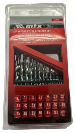 Wiertło met 19szt 1do10 cylin 723889 (1op.)