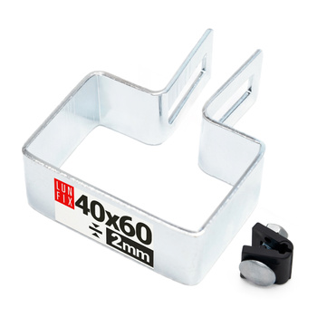 Obejma 40x60 koncowa ocynk komplet (1kpl.)