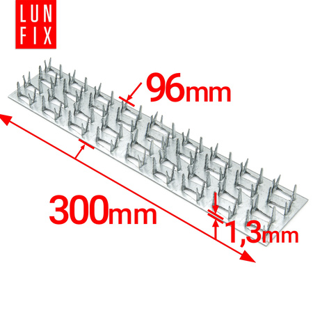 Płytka kolczasta 96x300 płyta PK4 10szt.