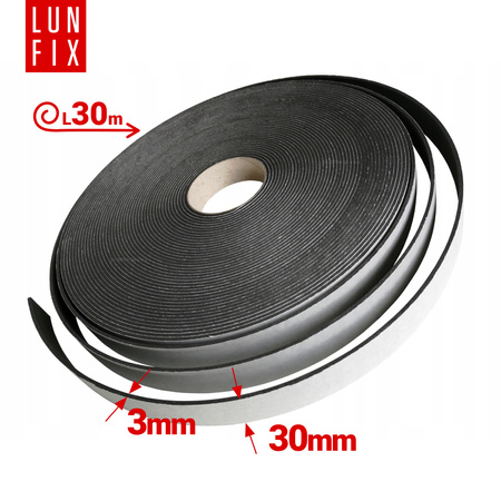 Taśma akustyczna 30mm wygłuszająca 30m 1szt.