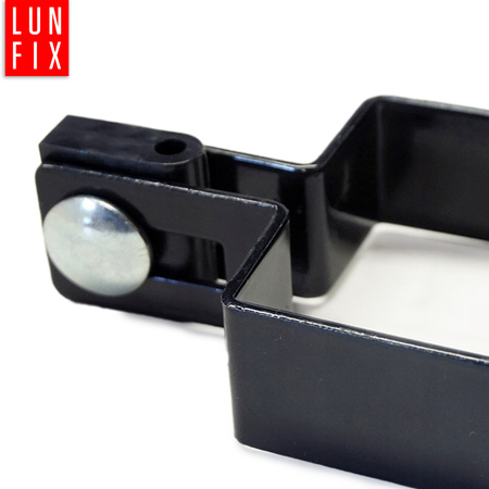 Obejma 80x80 koncowa grafit komplet (1kpl.)