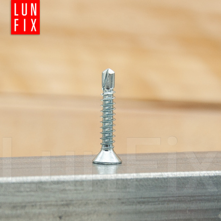 Wkręty samowiercące 4,2x19mm stożkowe ocynkowane DIN7504 1000szt.