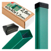 Słupek ogrodzeniowy 60x40 LUNBERG 60x40x2600 1,5mm grubości, zielony 260cm 2,6m