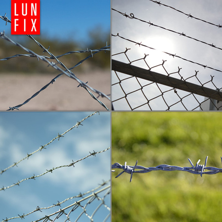 Drut kolczasty w rolce 50m fi 1,5mm dwużyłowy