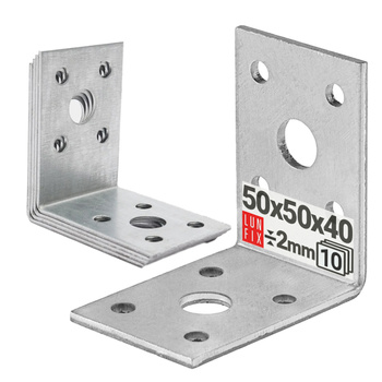 Kątownik montażowy ciesielski 50x50x40x2 (10sz)