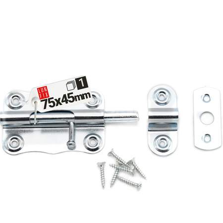 Zasuwka uniwersalna 75x45mm ZU75 (1szt.)