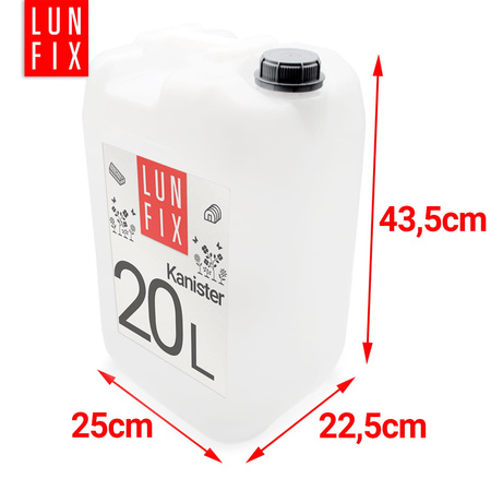 Kanister 20l + nakrętka (1kpl.)