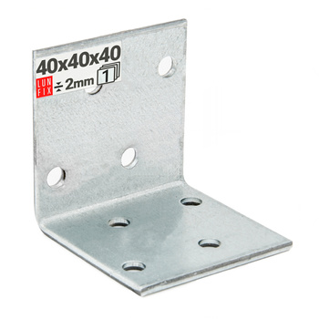 KS2 katownik szeroki 40x40x40x2 8 otworów (1szt.)