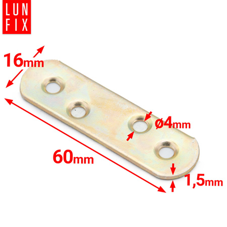 LR2_4309553 Lacznik krzeslowy 60x16x1,5 (1szt.)