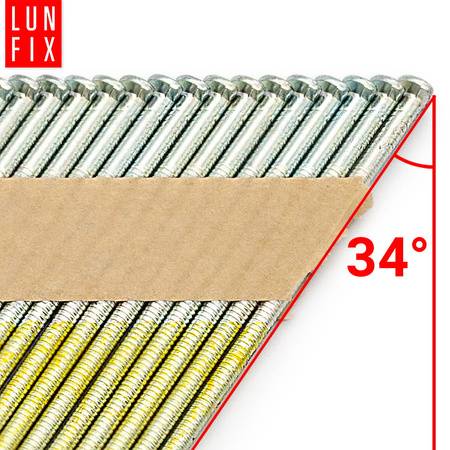 Gwozdzie papier 34st 2,8x65 piersc OC 3000sz (1op)