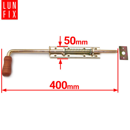 Zasuwa sprężynowa dług 400x50 ZSRD400 (1szt.)