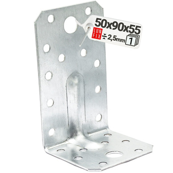 Kątownik z przetłoczeniem KP3 50x90x55x2,5 1szt.