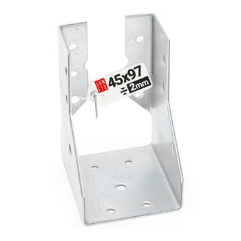 Wieszak belki 45x97x2 mm łącznik ciesielski