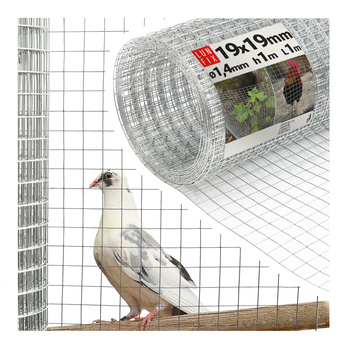 Siatka hodowlana 100cm 19x19 fi 1,4mm zgrzewana ocynkowana 1mb