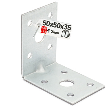 Kątownik z przetłoczeniem KPL12 50x50x35x2,0 1szt.