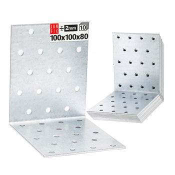 Kątownik montażowy100x100x80x2 KM15 10szt.