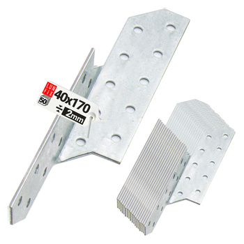 Łącznik krokwiowy LK1 ciesielski 170x40 mm LEWY 50szt.