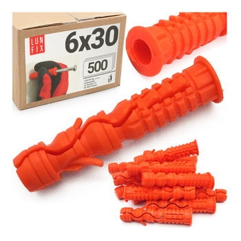 Koszulka kołka rozporowego 6x30mm 500szt.