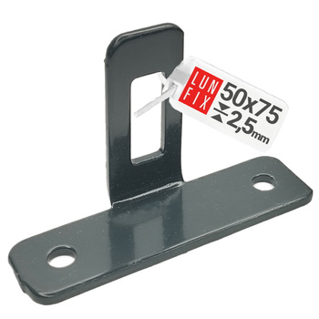 Łącznik typu "T" do mocowania paneli ogrodzeniowych ocynkowany RAL7016 antracyt