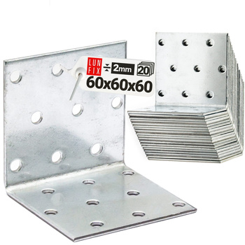 Kątownik montażowy 60x60x60x2.0 (20szt.)