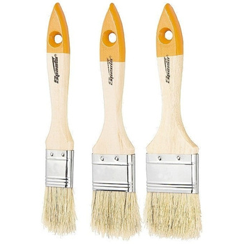 Pędzle zestaw 3szt. (płaskie 1/2" 3/4" 1")