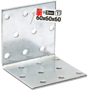 Kątownik montażowy 60x60x60x2.0