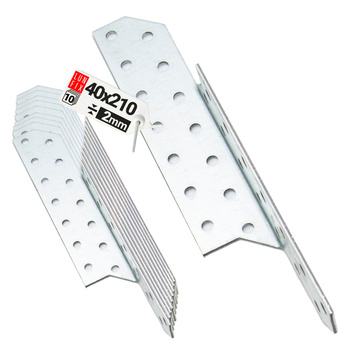 Łącznik krokwiowy LK4 ciesielski 210x40 mm PRAWY 10szt.