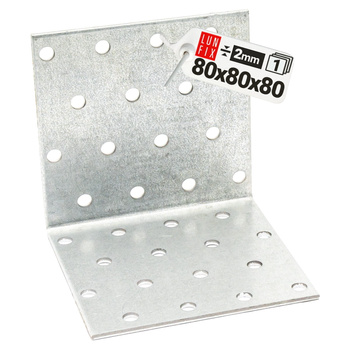 Kątownik montażowy 80x80x80 KM13 2mm