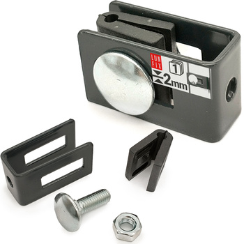 Uchwyt uniwersalny do panela grafitowy KOMPLET